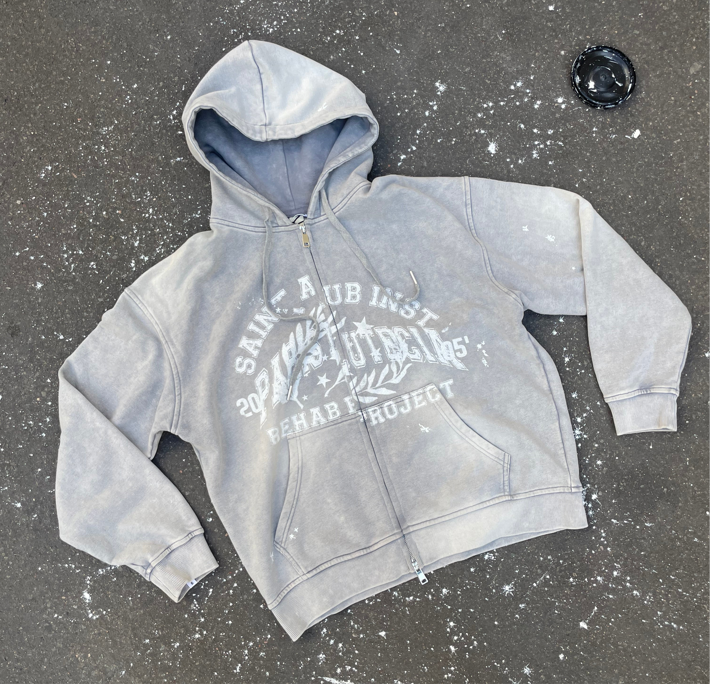 REHAB ZIP UP HOODIE