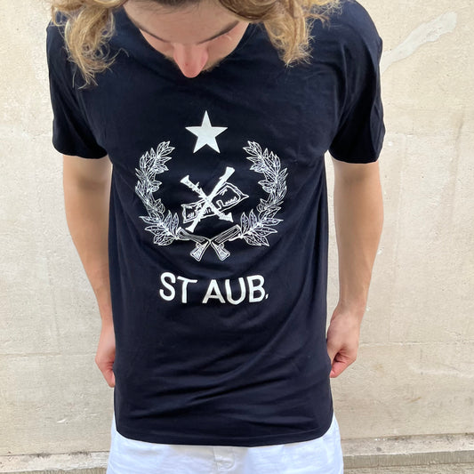 OG SAINT AUB BLACK T-SHIRT