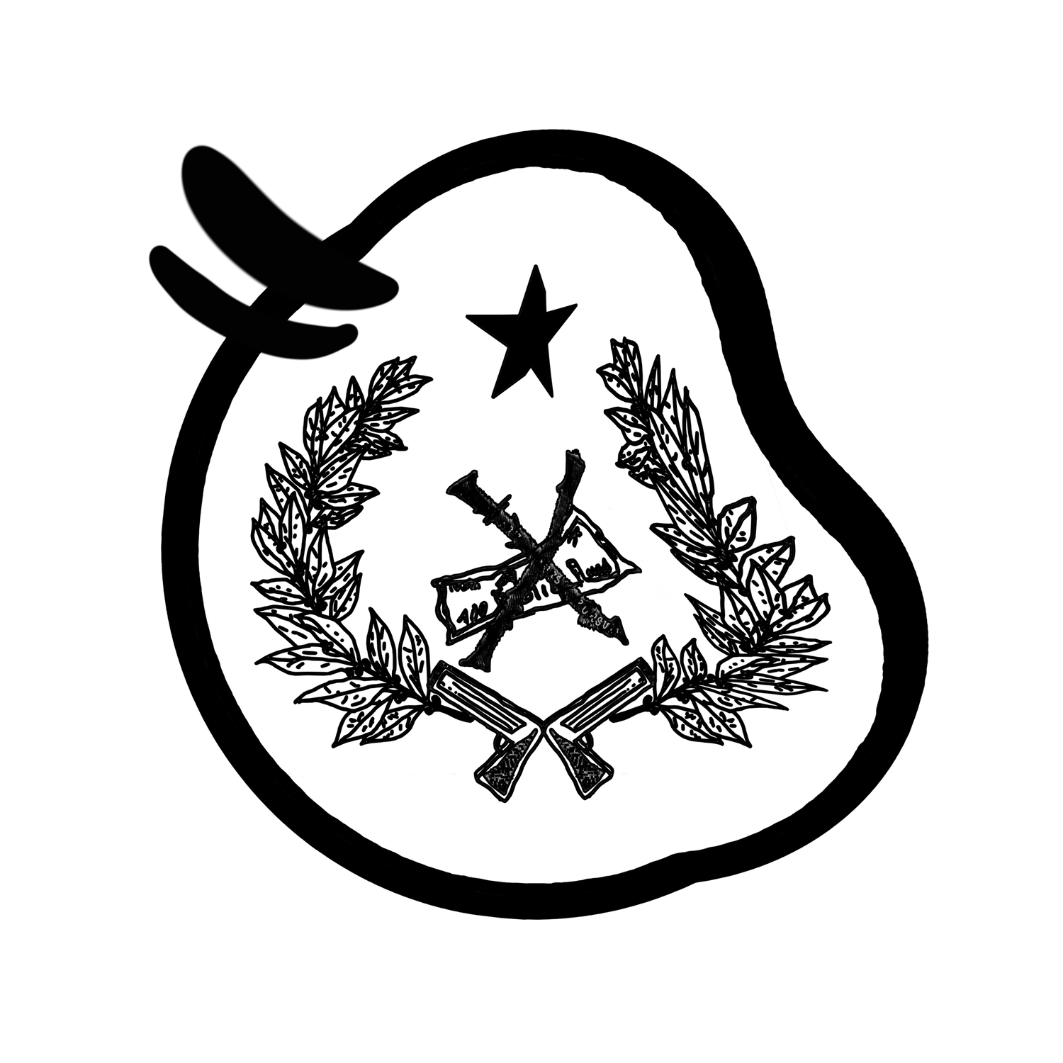Saint Aub Heritage Emblem — Logo vintage couronne laurier avion étoile streetwear français